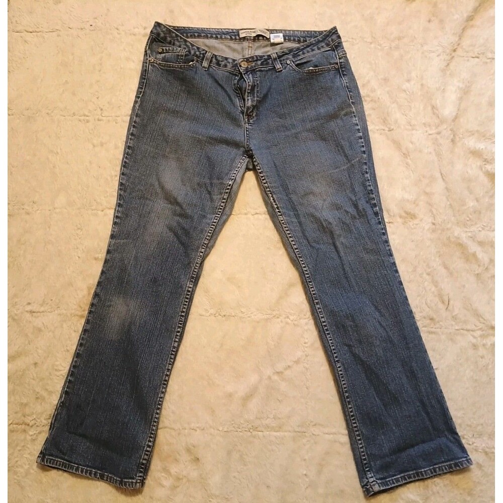 Canyon River Blues Jeans Womens 16 Short Modern Fit Straight Leg Denim